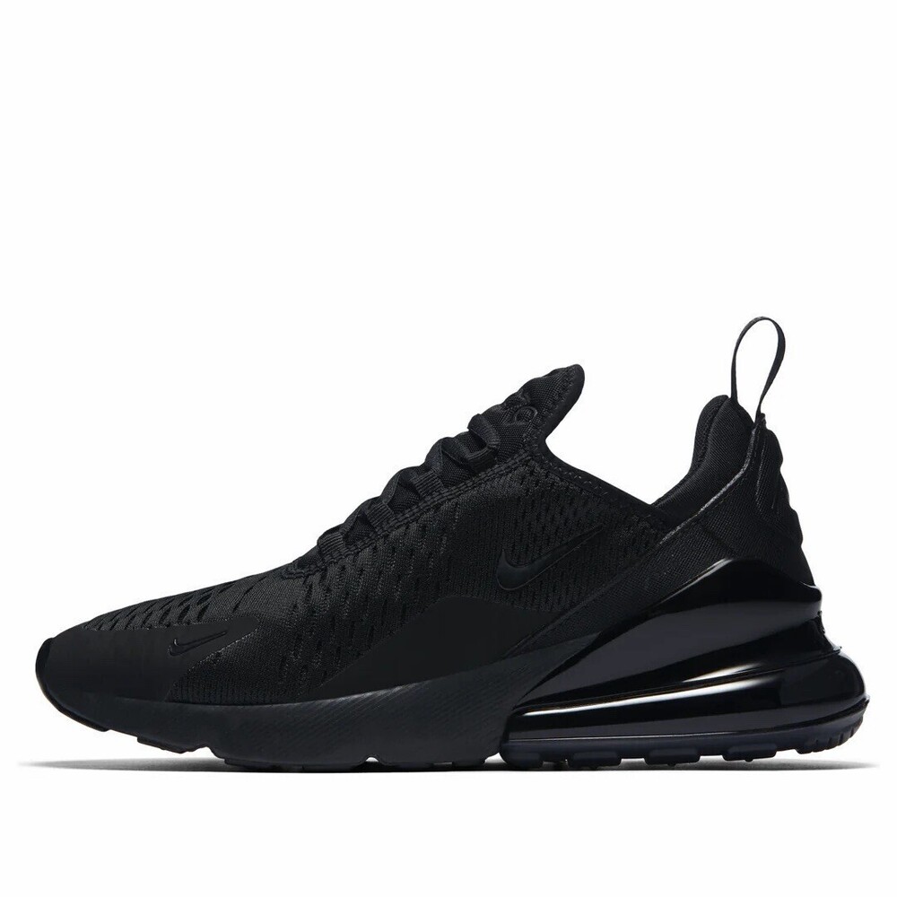 Size 5 Nike Air Max 270 Women's Triple Black Blackout AH6789-006 Training